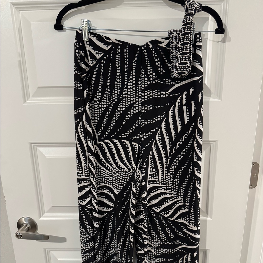 Joseph Ribkoff Monochrome Patterned Pants SZ4